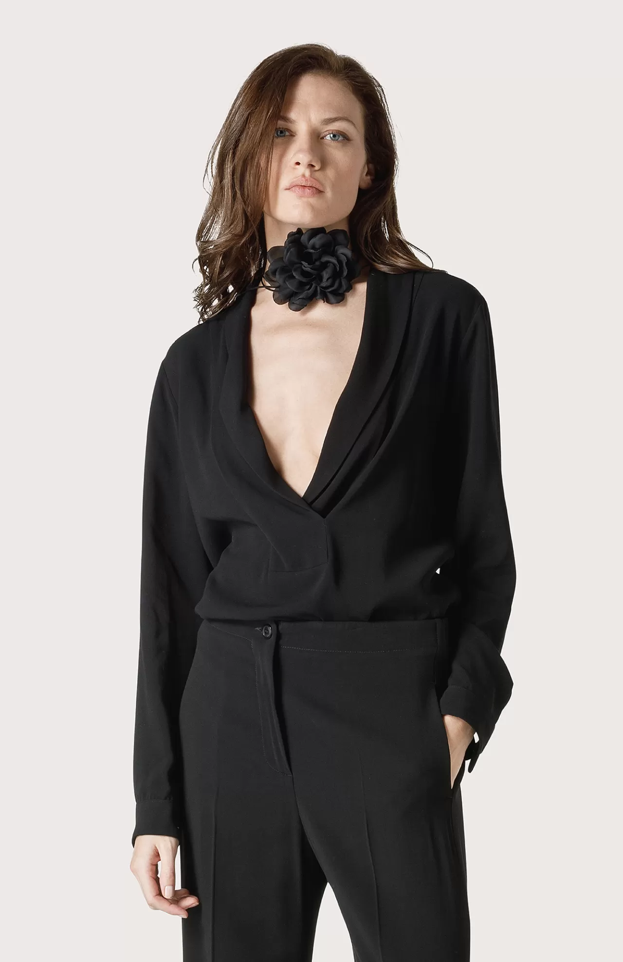 Donna Seventy Venezia Camicie E Top^Camicia Elegante Con Collo A Scialle
