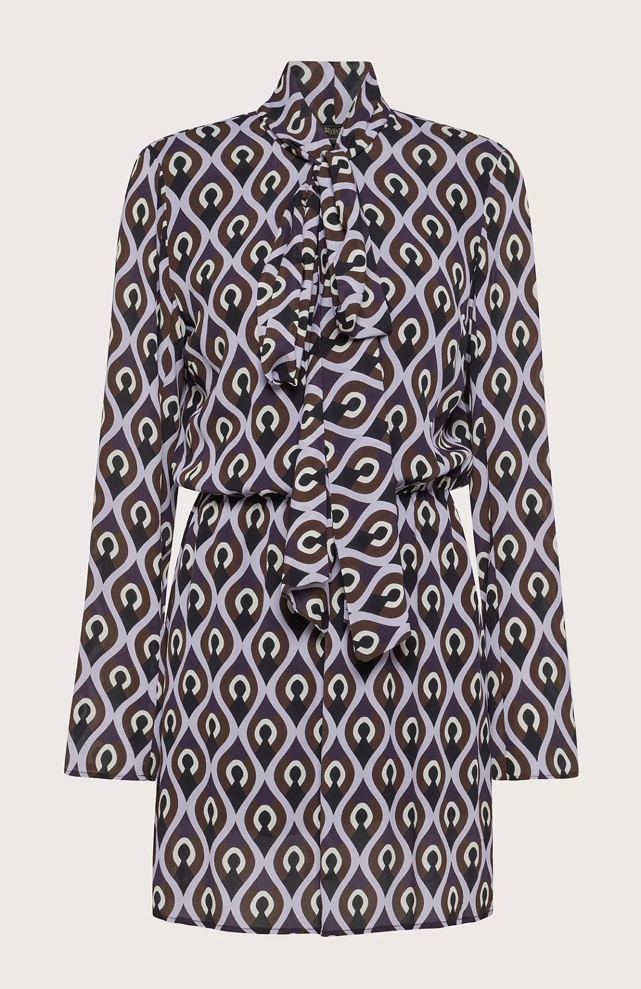 Donna Seventy Venezia Abiti^Mini Abito Con Collo Annodato