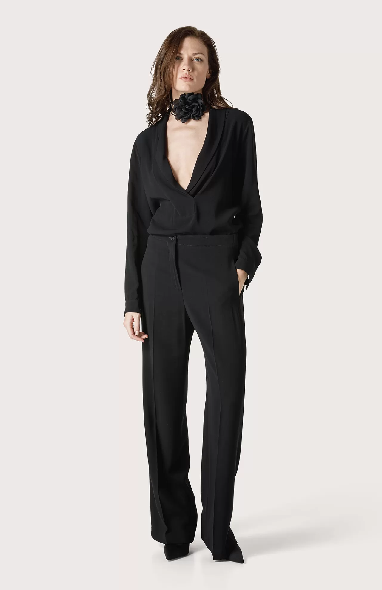 Donna Seventy Venezia Pantaloni^Pantalone In Cady Fluido