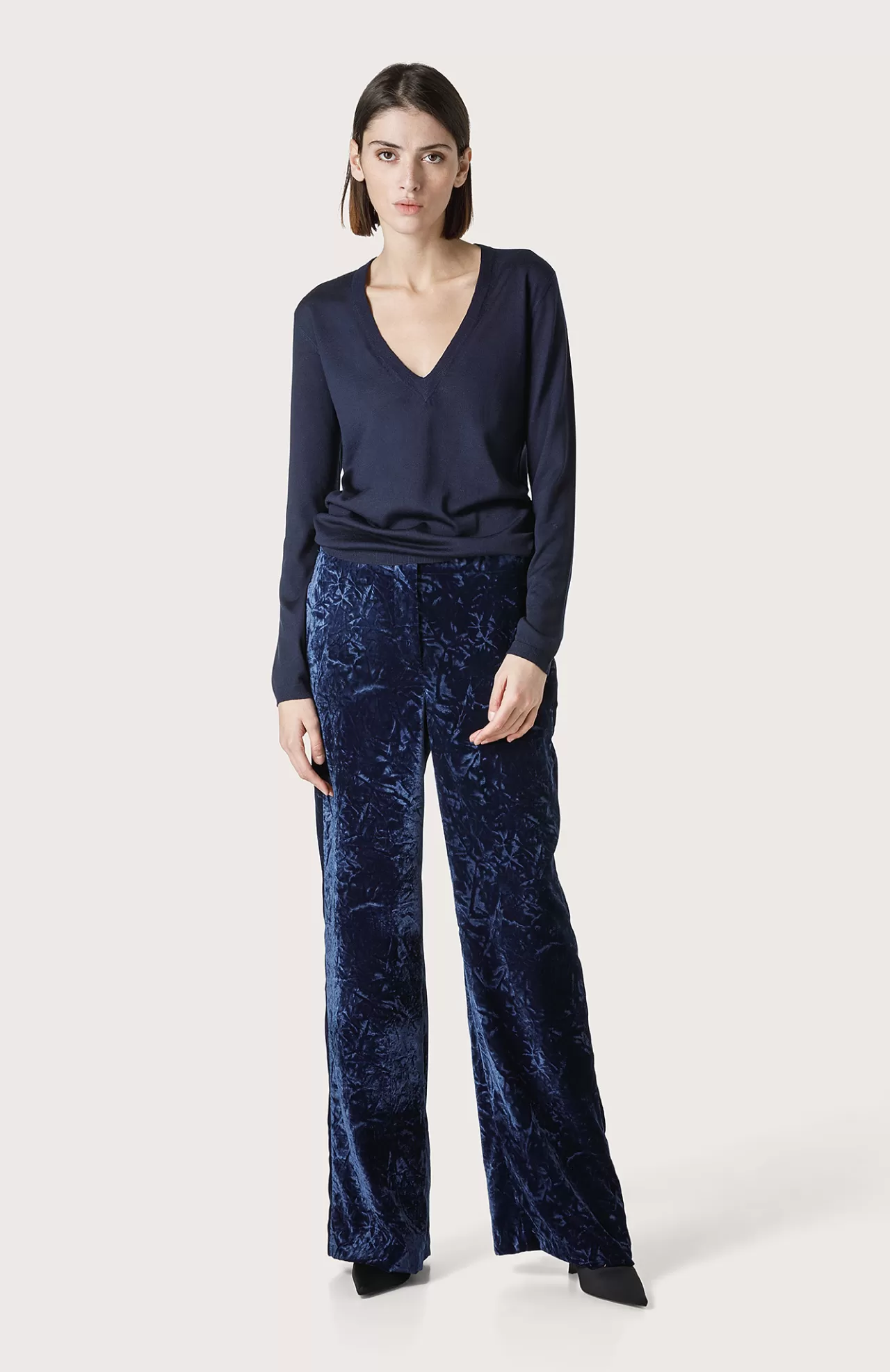 Donna Seventy Venezia Pantaloni^Pantalone In Velluto Liscio Crush
