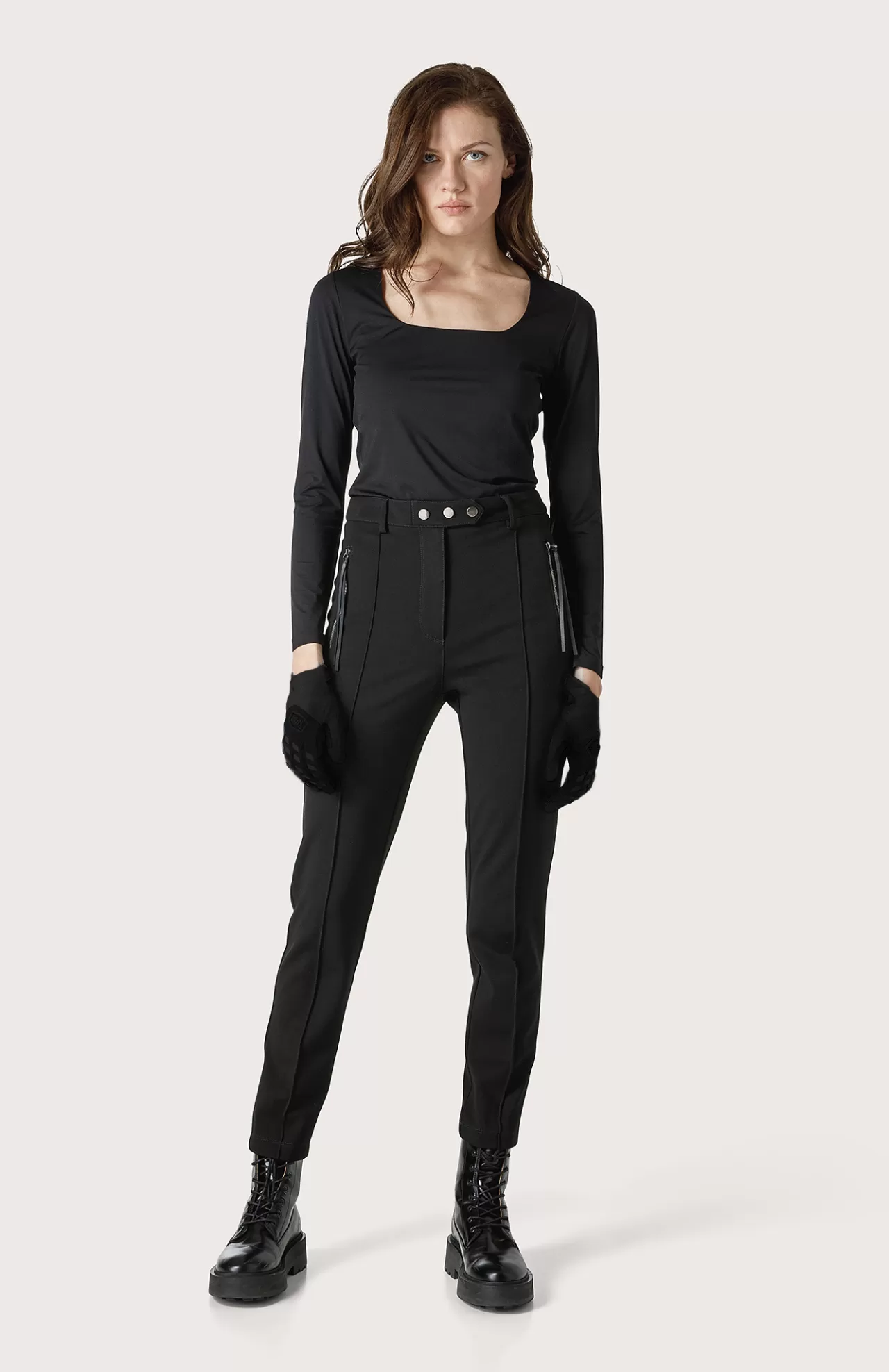 Donna Seventy Venezia Pantaloni^Pantalone Sigaretta Con Tasche Zip
